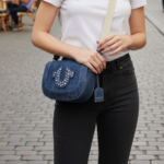 TR Blue Denim Guitar Sling Bag - Image 2