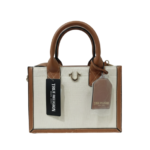 True Religion Handbag Cream Brown