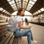 Guess Backpack Outfitter Blue Tile - Image 2