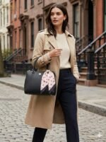 Anne Klein Black Drew Satchel - Image 2