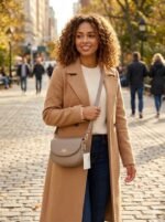 Anne Klein Flap Crossbody Truffle - Image 2