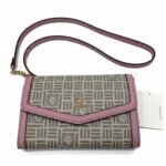 Anne Klein French Mauve Long Wallet On A Chain