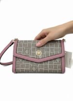 Anne Klein French Mauve Long Wallet On A Chain - Image 2