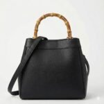 Anne Klein Satchel With Detachable Pouch  Black