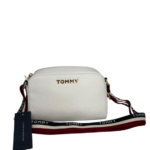 Tommy Hilfiger Sling Plain White Printed Strap