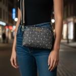 Tommy Hilfiger Dome Sling Bag Printed Black - Image 2