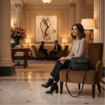 Tommy Hilfiger File Bag Navy Blue - Image 2