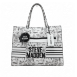 Steve Madden Livia Floral Tote White Multi