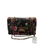 Aldo Shoulder Bag Black Floral
