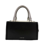 Calvin Klein Satchel White Dove Blk