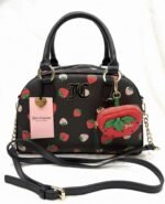 Juicy Couture Sweet N Juicy Bowler Bag Strawberry Liquorice