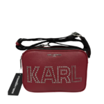 Karl Lagerfeld Camera Bag Double Zip Red