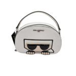 Karl Lagerfeld Maybelle Dome Bag Winter White