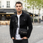 Karl Lagerfeld Sling Body Bag Nylon Black - Image 2