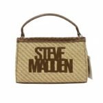 Steve Madden Rattan Style with Coin Purse Cognac