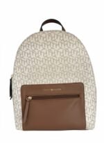 Tommy Hilfiger Backpack Cream Canvas 4515 - Image 2