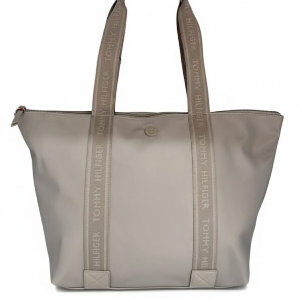 Tommy Hilfiger Nylon Tote Bag Dove Gray