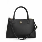 Tommy Hilfiger Satchel With Detachable Strap Navy Blue