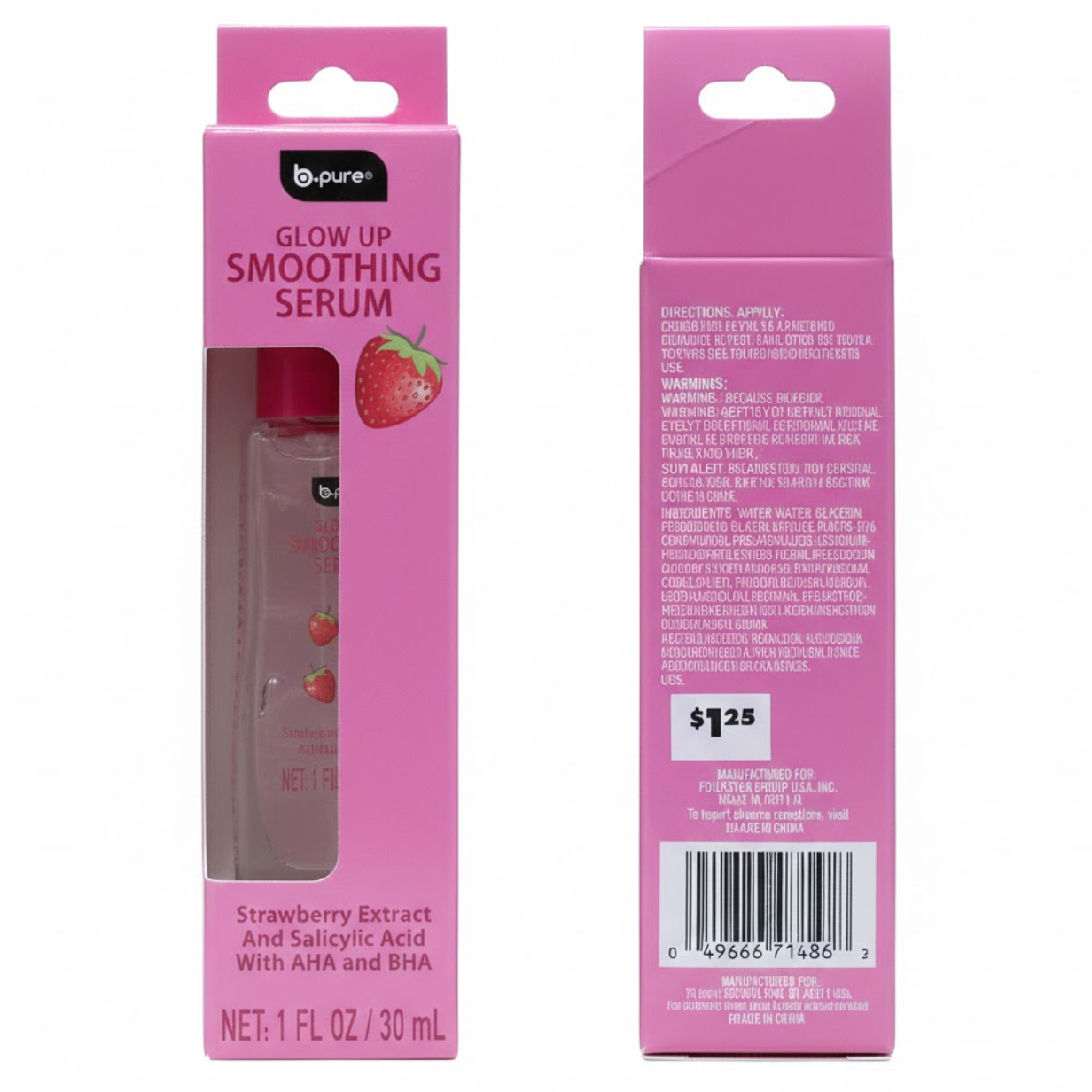 51 Glow up Smoothing Serum (Strawberry) Glow up Smoothing Serum (Strawberry) - Image 1