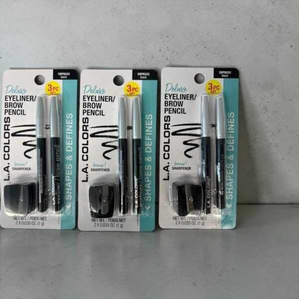 LA COLORS EYELINER/BROW PENCIL BLACK	LA-451