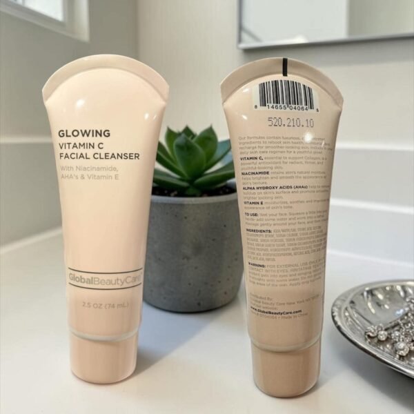 GLOBAL BEAUTY CARE GLOWING VIT C FACIAL CLEANSER 74ml