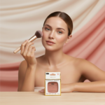 B-pure Luminizing Powder Blush Coral Pink - Image 3