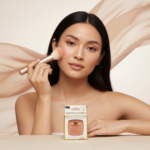 B-pure Luminizing Powder Blush Just Peachy - Image 3