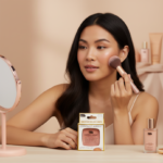 B-pure Luminizing Powder Blush Poppy Pink - Image 3