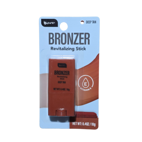 B-Pure Bronzer Revitalizing Stick in Deep Tan with Vitamin E