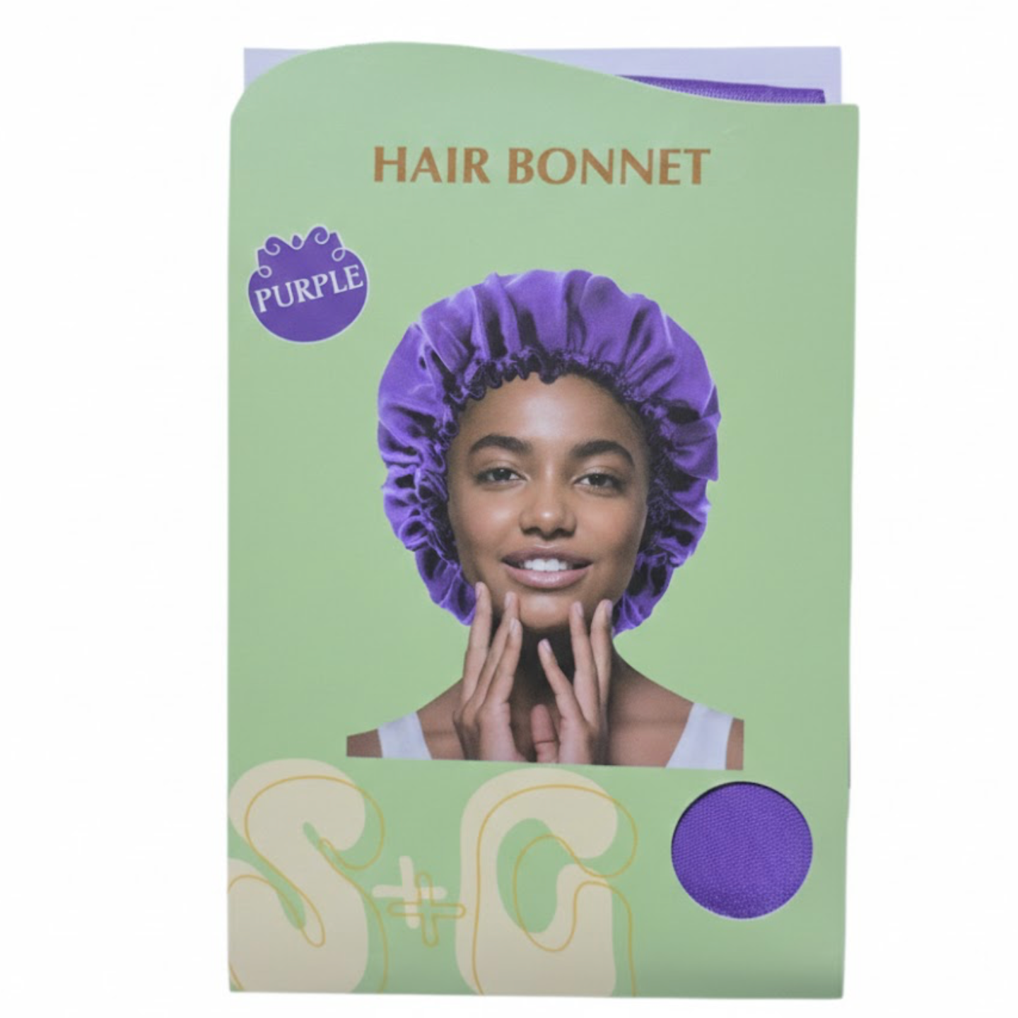 35. Hair Bonnet (purple) Hair Bonnet (purple) - Image 1