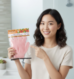 Citrus Infused Exfoliating Bath Glove - Image 3