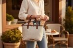 Tommy Hilfiger 2-Way Canvas Monogram Bag – Brown - Image 3
