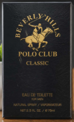 Beverly Hills Polo Club Classic Eau de Toilette for Men Natural Spray/ Vaporisateur 75 ml