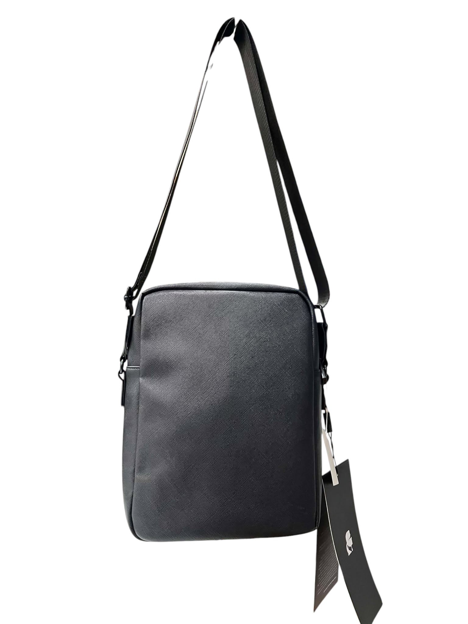 Karl Lagerfeld with Iridescent Detail Black Crossbody Bag - Image 2