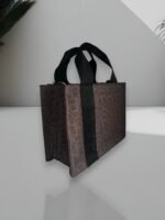 Calvin Klein 2way Booktote Havana Brown Black Printed Logo - Image 2