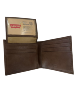 Levi's Men's Wallet Bifold Brown With Black Levi's Embossed - Image 3