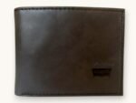 Levi's Men's Wallet Leather Light Taupe Bifold