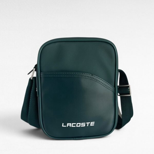 Lacoste Vertical Camera Bag Ponderesa Pine Leather
