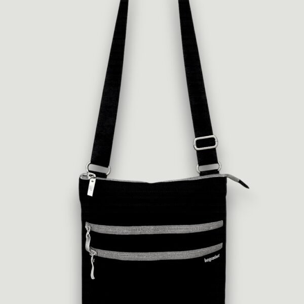 Baggallini Comrade Crossbody Nylon Black