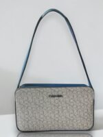 Calvin Klein Kili Bag Leather Beige and Blue