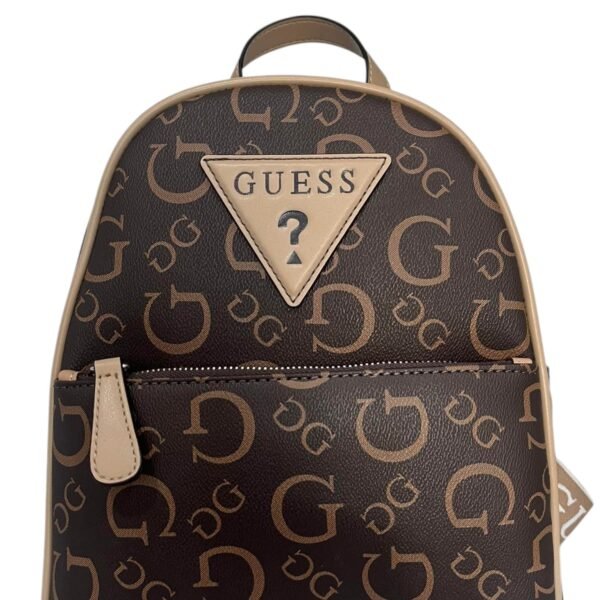 Guess Backpack Leather Brown Henny
