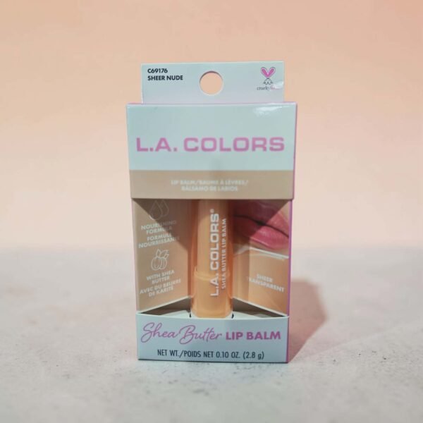 LA COLORS SHEA BUTTER LIP BALM SHEER NUDE C69176