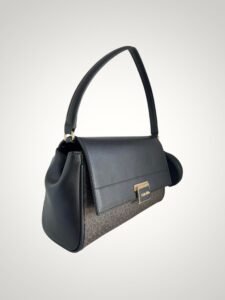 Calvin Klein Shoulder Bag Brown/Black Leather - Image 2