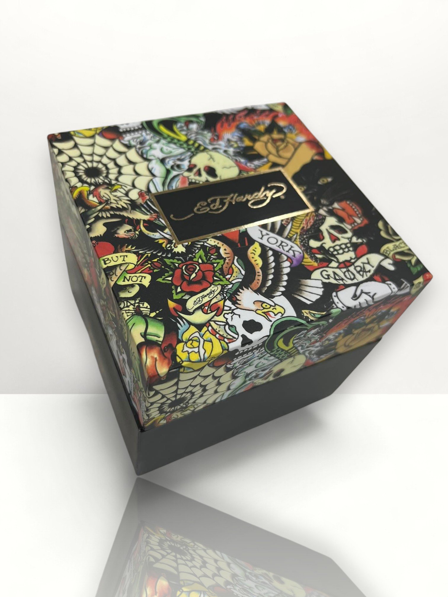 Ed Hardy Men's Watch Blue Silicone Strap - Image 2