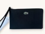 Lacoste Leather Clutch Noir
