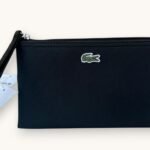Lacoste Leather Clutch Noir