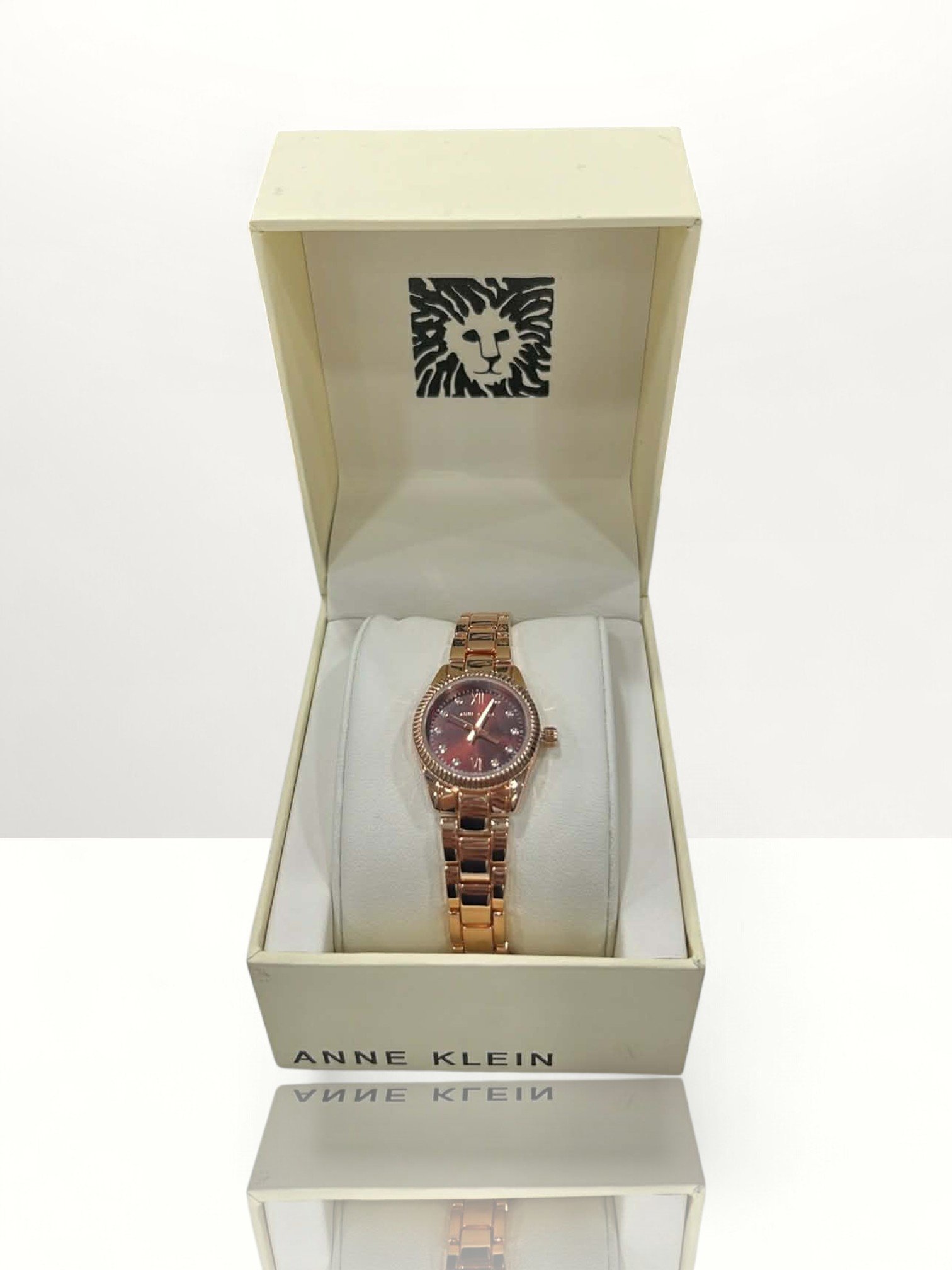 Anne Klein Watch For Women Metal Rose Gold Strap - Image 2
