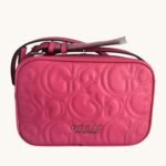 Guess Camera Bag Quilted Pink