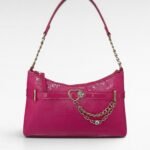 Juicy Couture Open Heart Shoulder Bag-Pink Flash