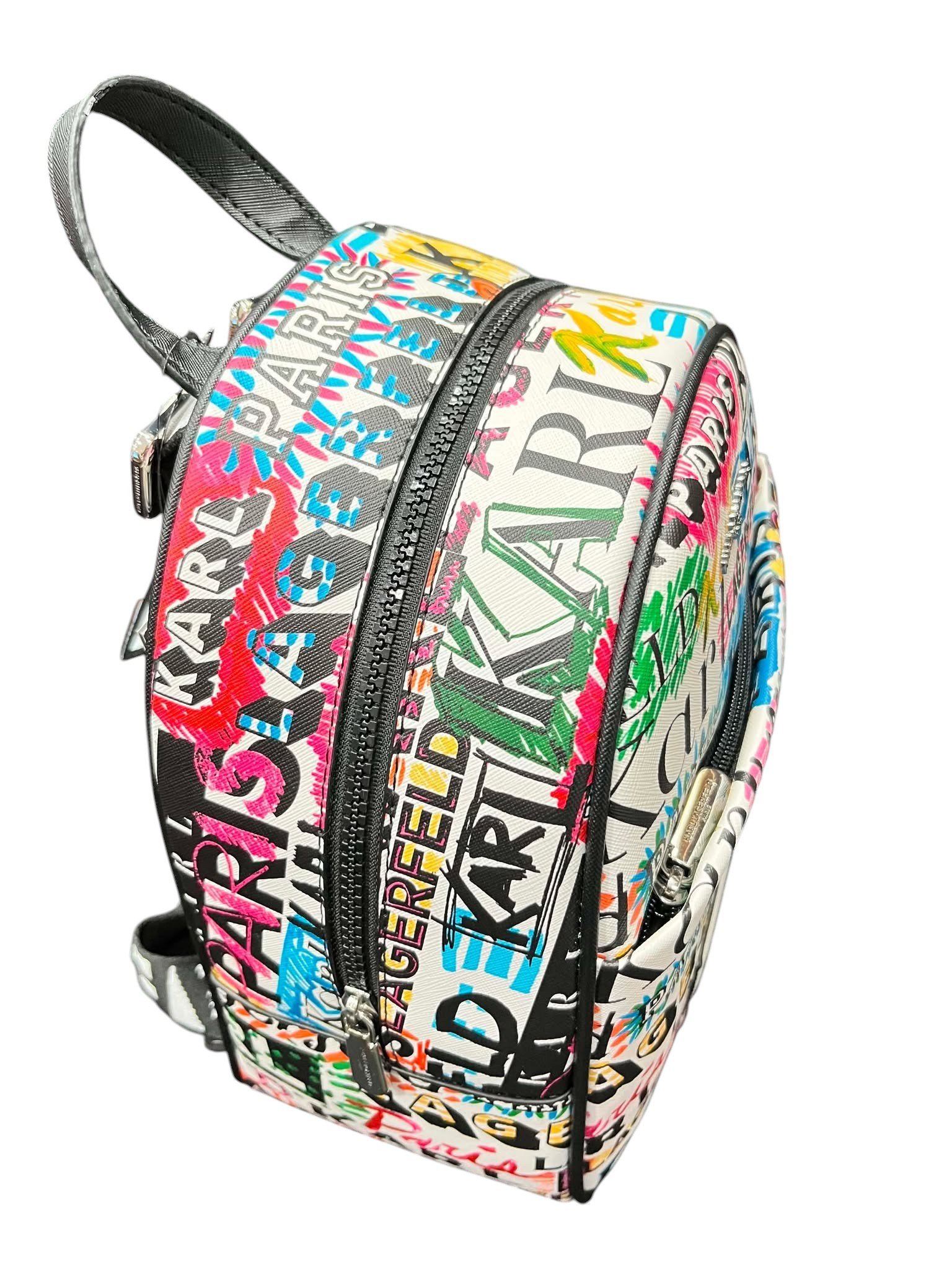 Karl Lagerfeld Paris Medium Backpack Karl Pastel Multi - Image 4